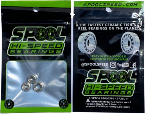 Spool Speed Bearings: The planets fastest fishing reel bearings – Spool  Hi-Speed Bearings