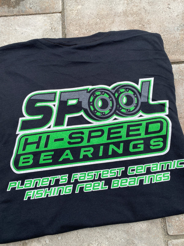 Next Level cotton/poly blend. Super soft and awesome graphics.