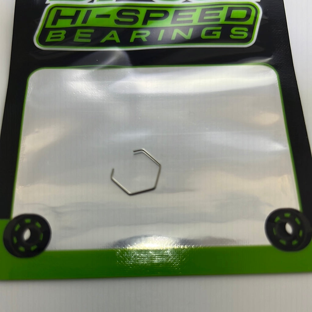bearing in fishing reel Bearing Retainer Spring Clip – Spool Hi-Speed Bearings